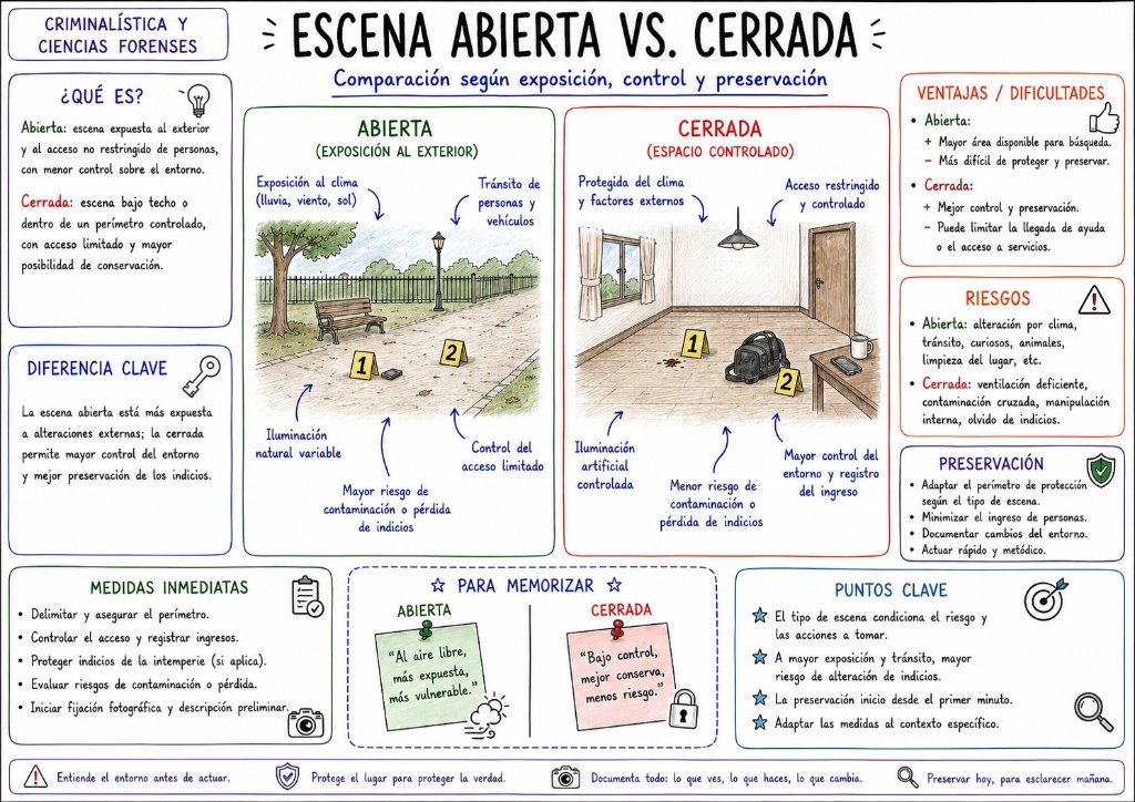 Escena Abierta vs. Cerrada