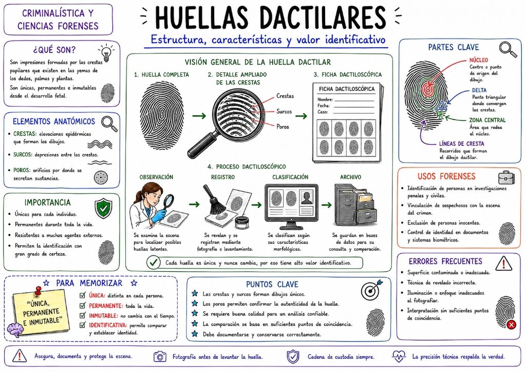 Huellas Dactilares - Estructura y Valor Identificativo